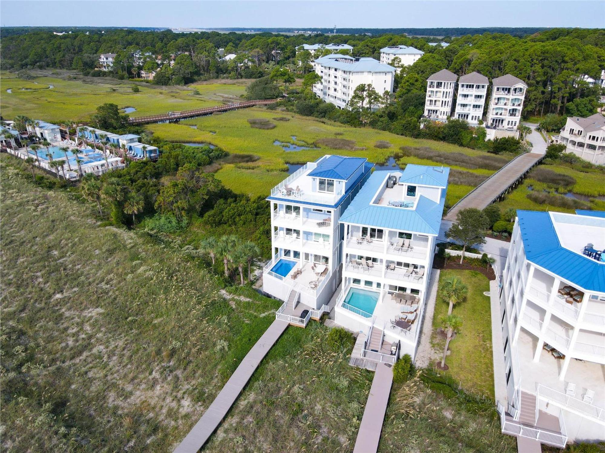 8 Terra Bella Trace- Oceanfront, 6 Primary Rooms, Pool, Roof Top, Free Activities Included Hilton Head Island Dış mekan fotoğraf